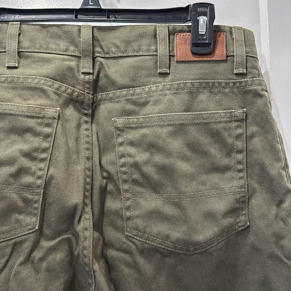 L.L. Bean Men’s Pants Size 34 x 30 100% Cotton Gently Used - Picture 5 of 8
